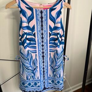 Lilly Pulitzer Donna Romper Skort Pink Tropics Tint Heat Wave Size 2 $208 MSRP